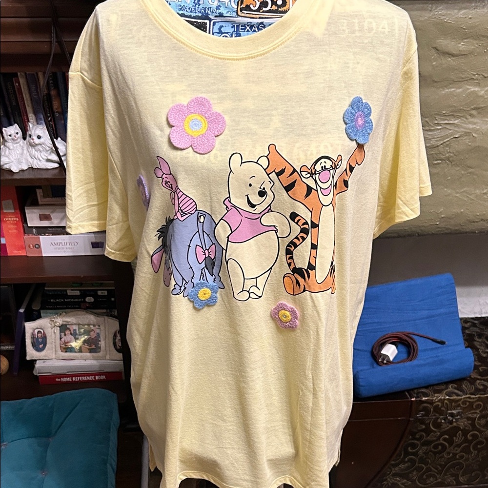 Disney Pastel Yellow Winnie the Pooh Friends Tee